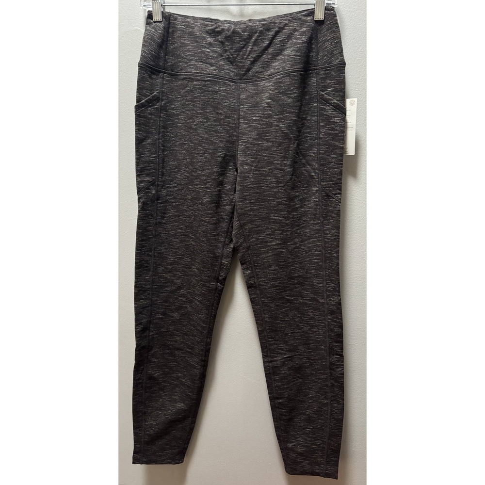 Soul + Sky Stitch Fix Leggings Women  Size‎ M Coffee Color  W/Side Pocket
